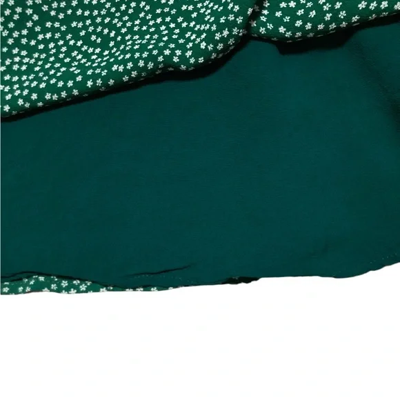 Reformation Green Mini Dress - Picture 4 of 9